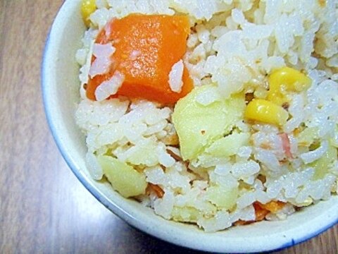 じゃがほっこり♪炊き込みご飯★